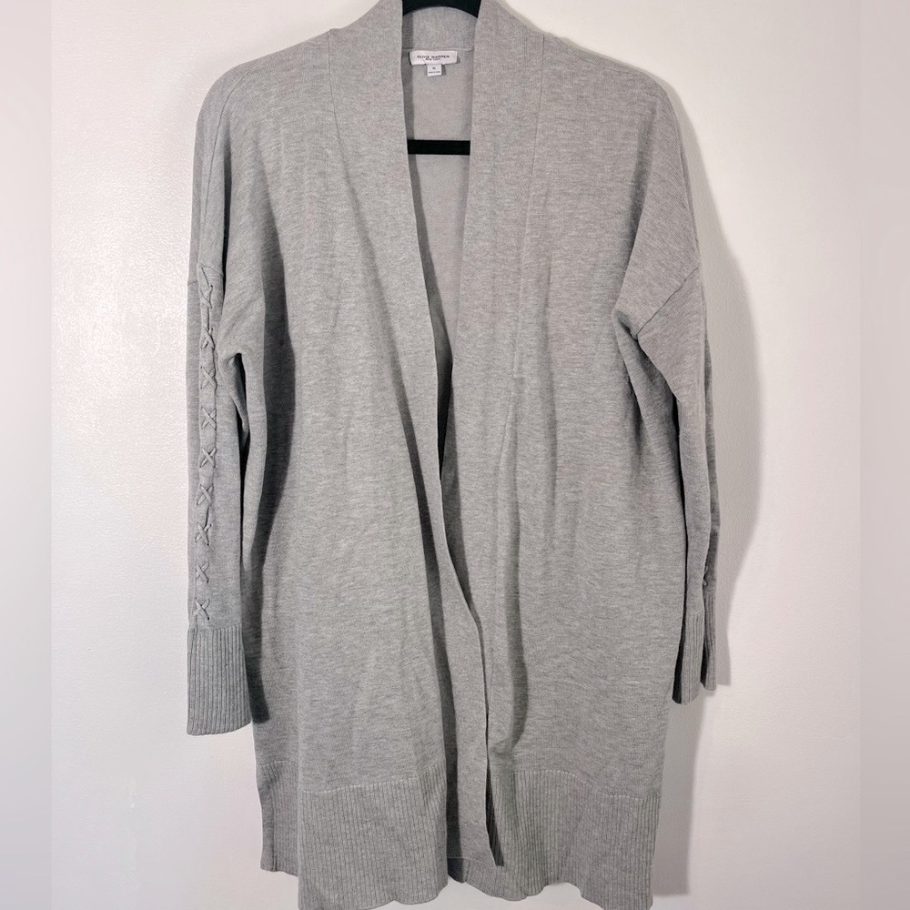 Olivia Warren Soft Gray Cardigan size XL